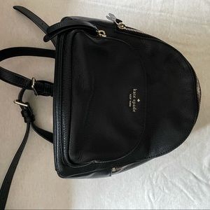 Small Kate Spade black backpack